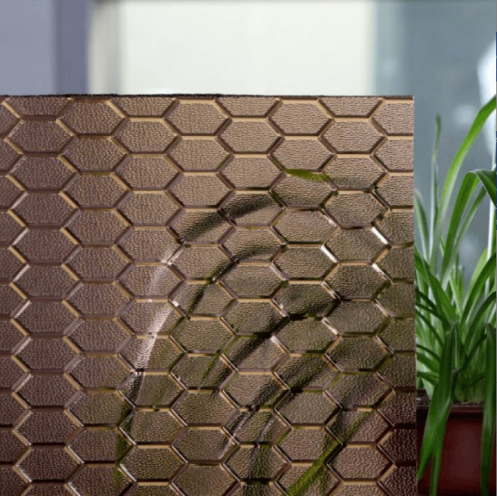 Colored Patterned Glass
